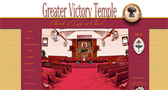 Desktop Screenshot of greatervictorytemple.org